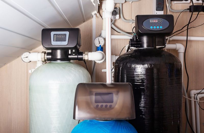 Water Softener System with Salt Tank